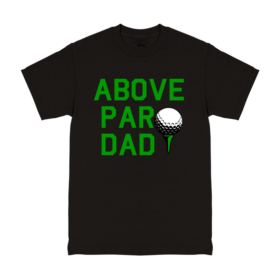 Above Par Dad Golf Men's T-Shirt Black