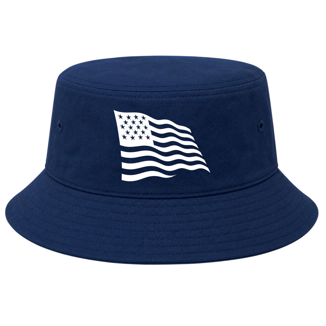 Navy American Flag Golf Bucket Hat