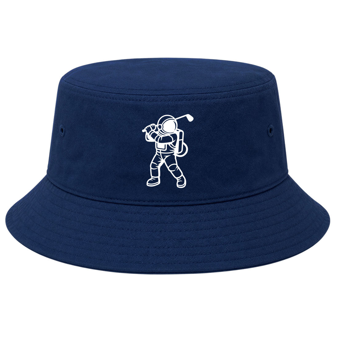 Navy Astronaut Space Golf Bucket Hat