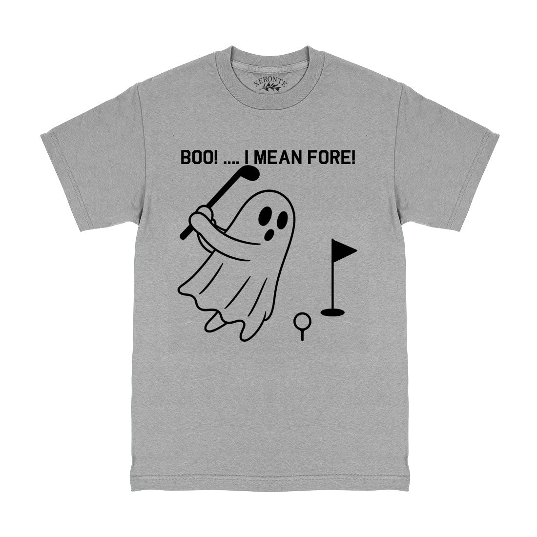 Grey BOO I Mean Fore Ghost Men's T-Shirt