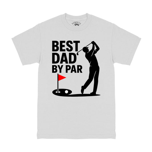 Best Dad By Par Golf Men's T-Shirt White