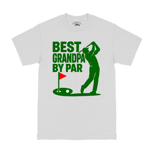 Best Grandpa By Par Golf Men's T-Shirt White