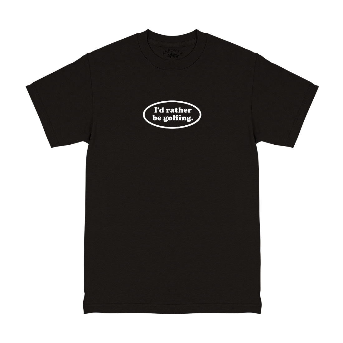 Id Rather Be Golfing Funny Golf Men's T-Shirt Black