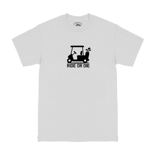 Ride Or Die Golf Cart Men's T-Shirt White