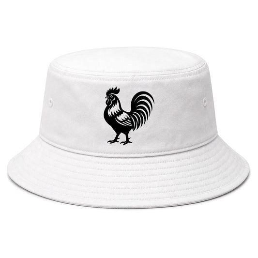 White Rooster Farm Animal Golf Bucket Hat