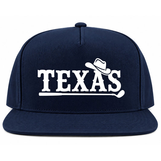 Navy Blue Texas Western Golf Snapback Hat