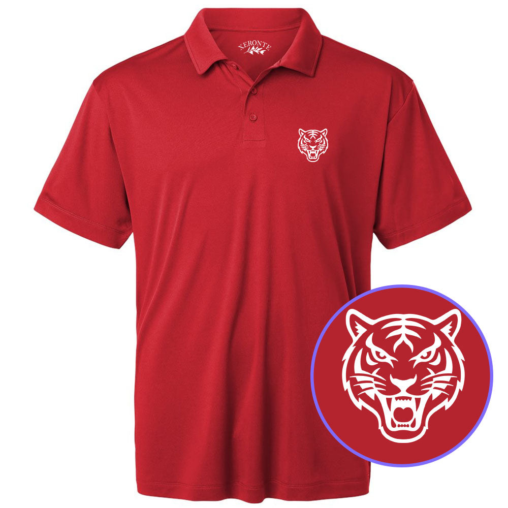 Red Tiger Men's Golf Polo Shirt