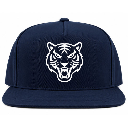 Navy Blue Tiger Golf Snapback Hat