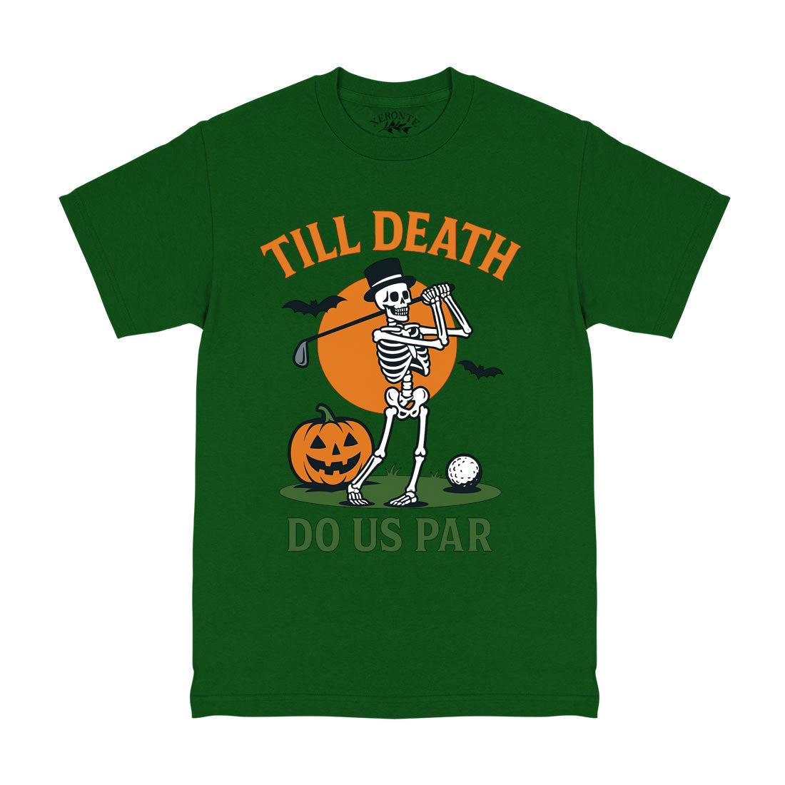 Till Death Do Us Par Halloween Golf Men's T-Shirt Green