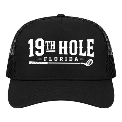 Black 19th Hole Florida Golf Trucker Hat