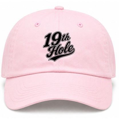 Pink 19th Hole Golf Dad Hat