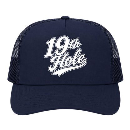 Navy Blue 19th Hole Golf Trucker Hat
