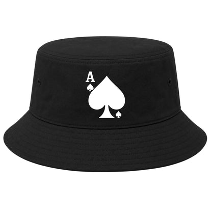 Black Ace Of Spades Golf Bucket Hat