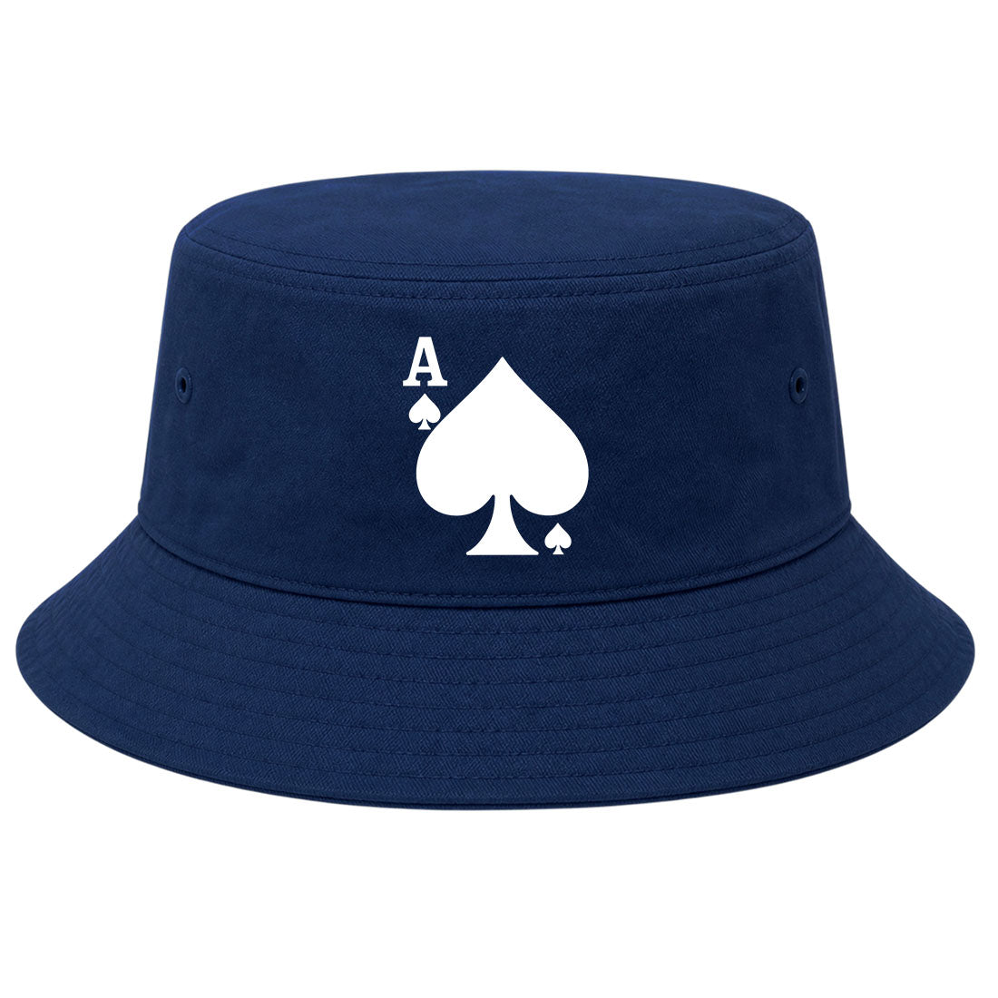 Navy Ace Of Spades Golf Bucket Hat