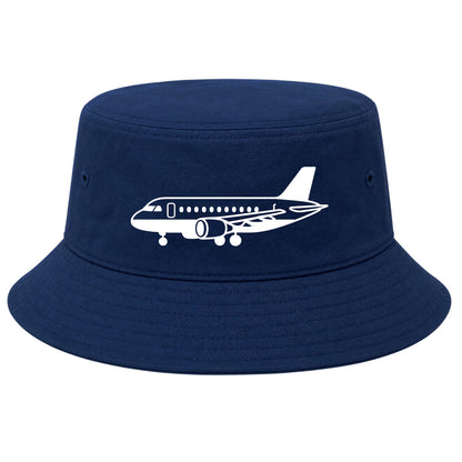 Navy Airplane Print Aviation Golf Bucket Hat