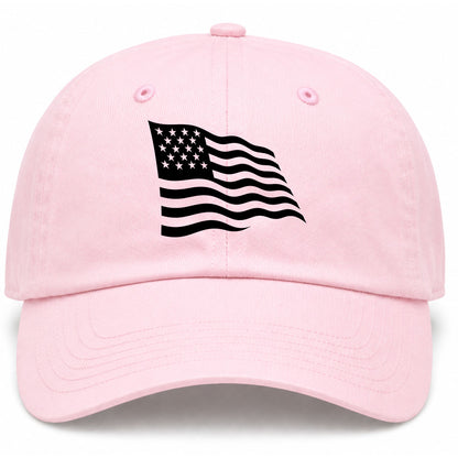 Pink American Flag Golf Dad Hat