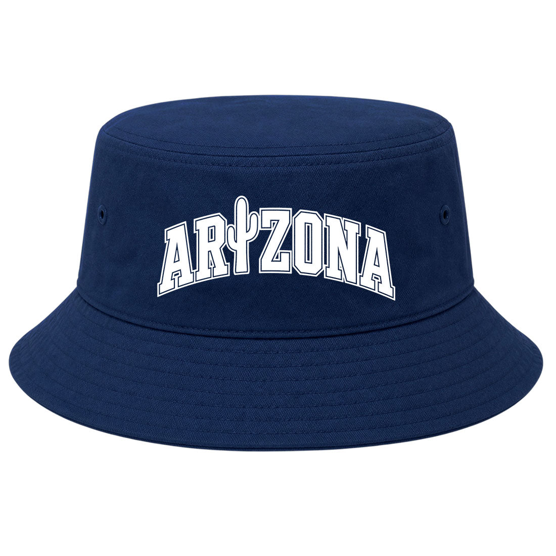 Navy Arizona Cactus Golf Bucket Hat