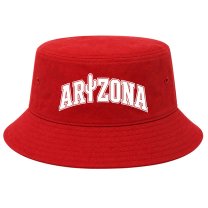 Red Arizona Cactus Golf Bucket Hat