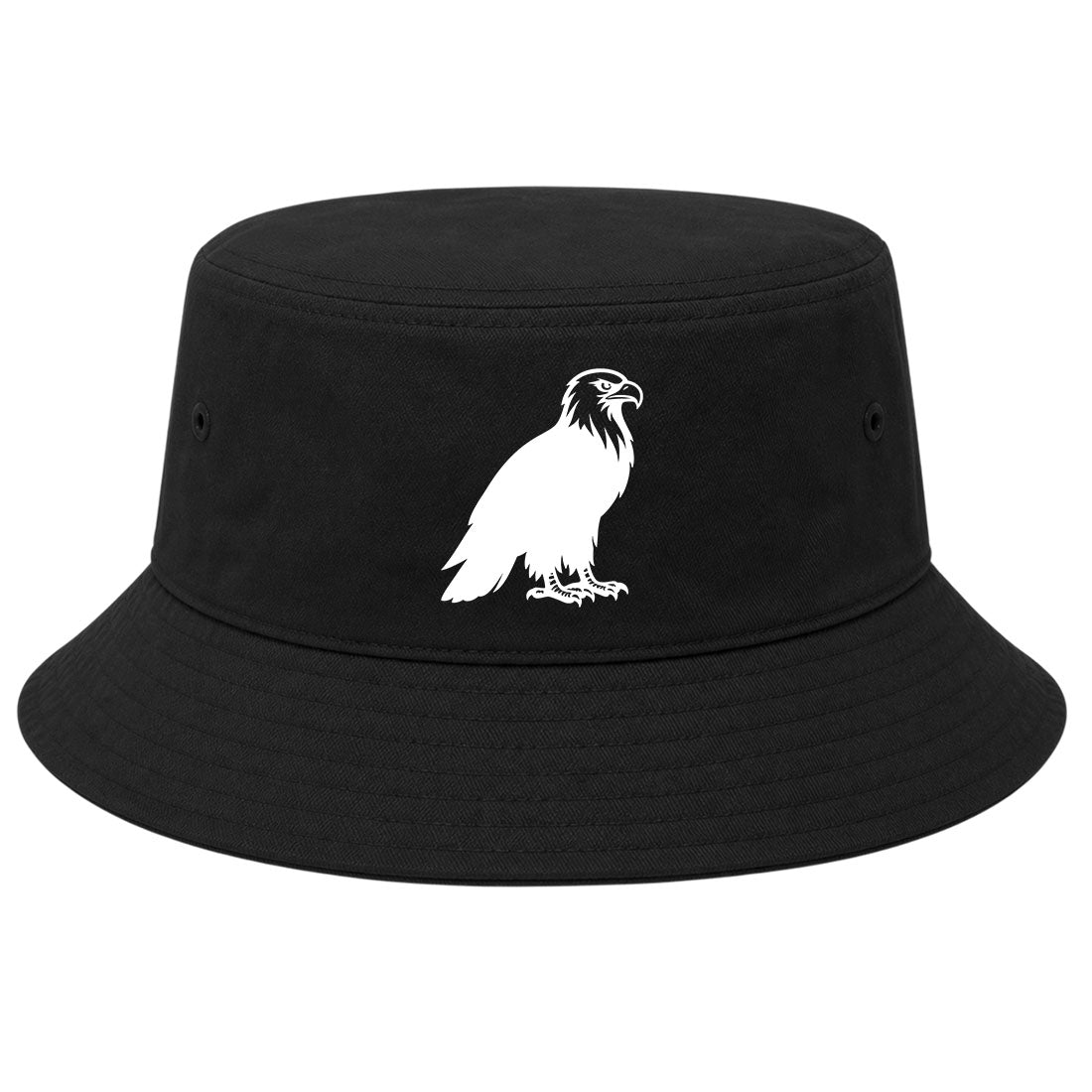 Black Bald Eagle Golf Bucket Hat