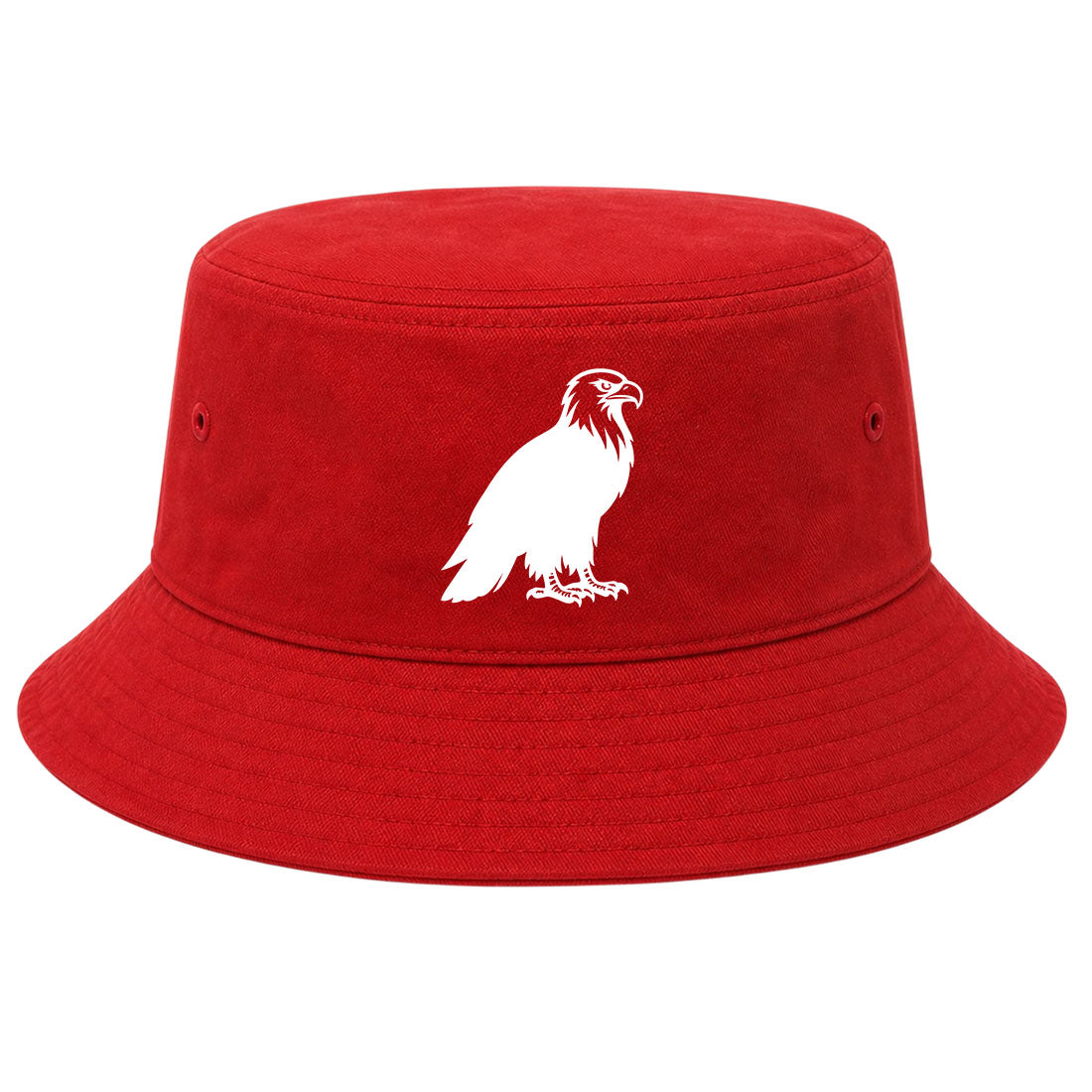 Red Bald Eagle Golf Bucket Hat