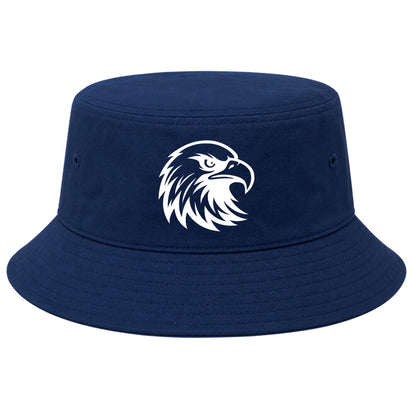 Navy Bald Eagle Head Golf Bucket Hat