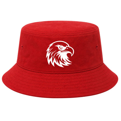 Red Bald Eagle Head Golf Bucket Hat