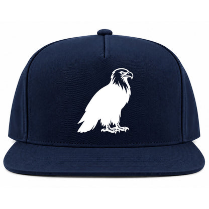 Navy Blue Bald Eagle Golf Snapback Hat