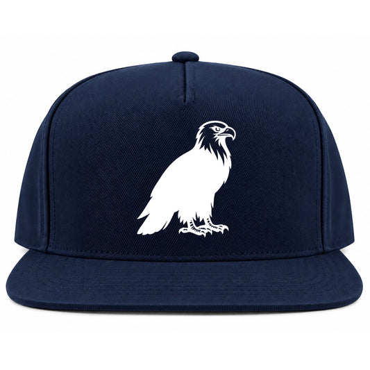 Navy Blue Bald Eagle Golf Snapback Hat