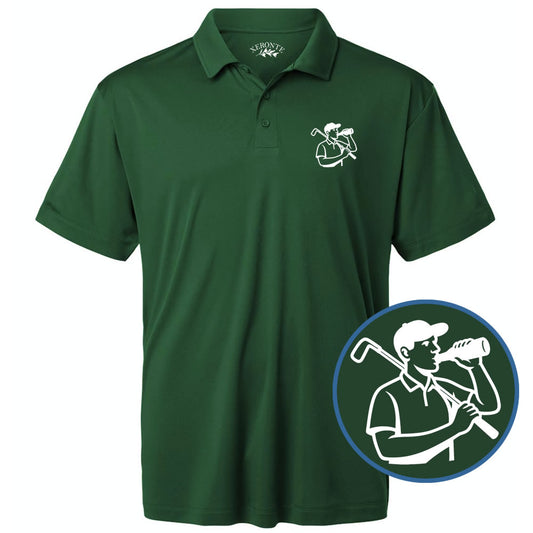 Green Beer and Golf Men's Golf Polo Shirt
