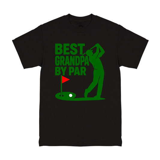 Best Grandpa By Par Golf Men's T-Shirt Black