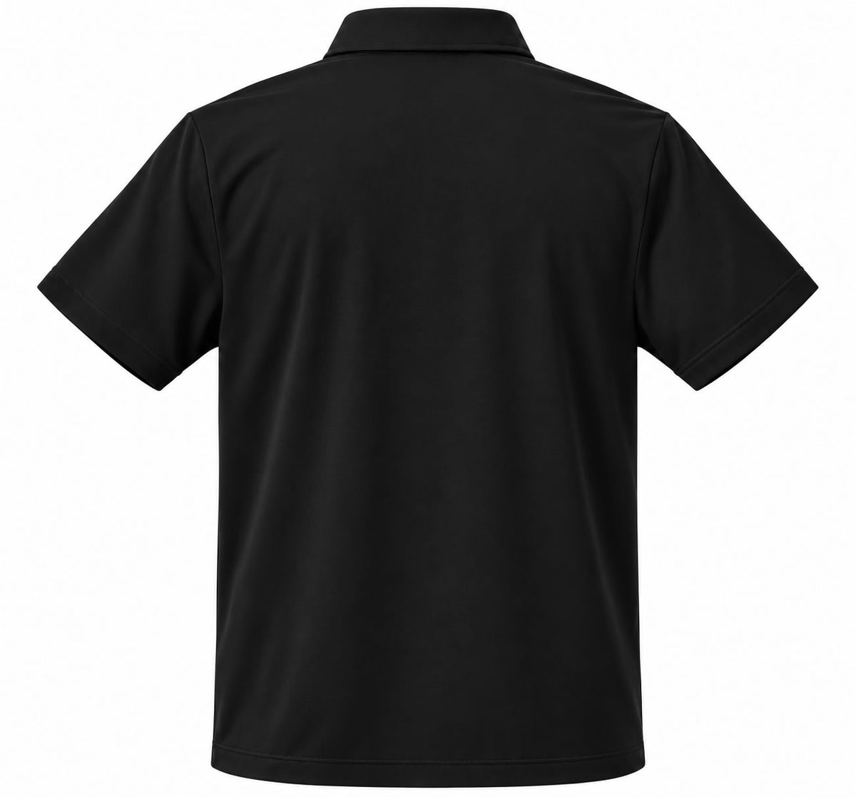 Black Olive Branch Logo Men's Golf Button Down Shirt Back