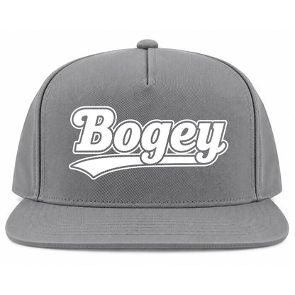 Grey Bogey Varsity Script Golf Snapback Hat