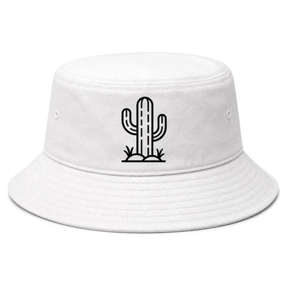 White Cactus Golf Bucket Hat