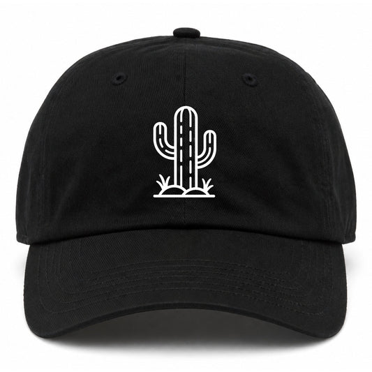 Black Cactus Golf Dad Hat
