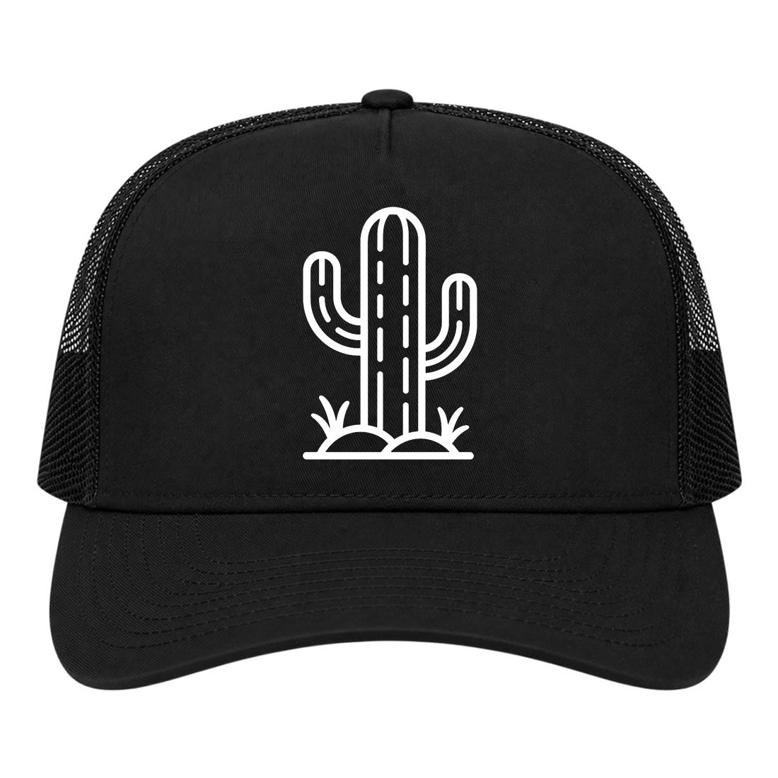 Black Cactus Golf Trucker Hat