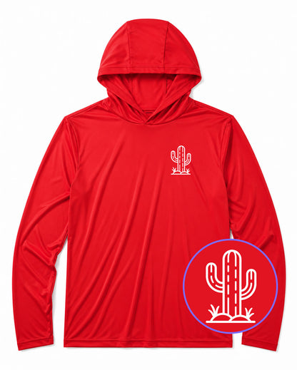 Red Cactus Men's Lightweight Performance Golf Hoodie