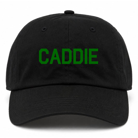 Black Caddie Golf Dad Hat
