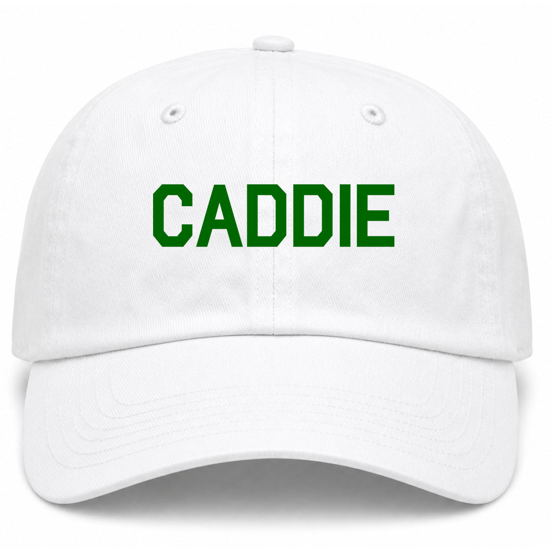 White Caddie Golf Dad Hat