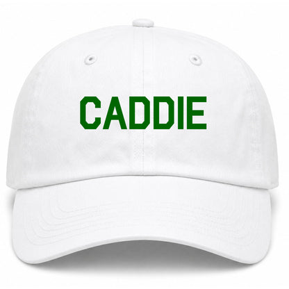 White Caddie Golf Dad Hat