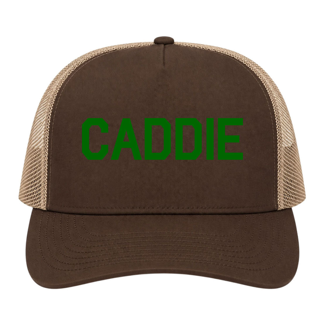 Brown Caddie Golf Trucker Hat