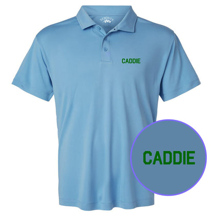 Carolina Blue Caddie Men's Golf Polo Shirt