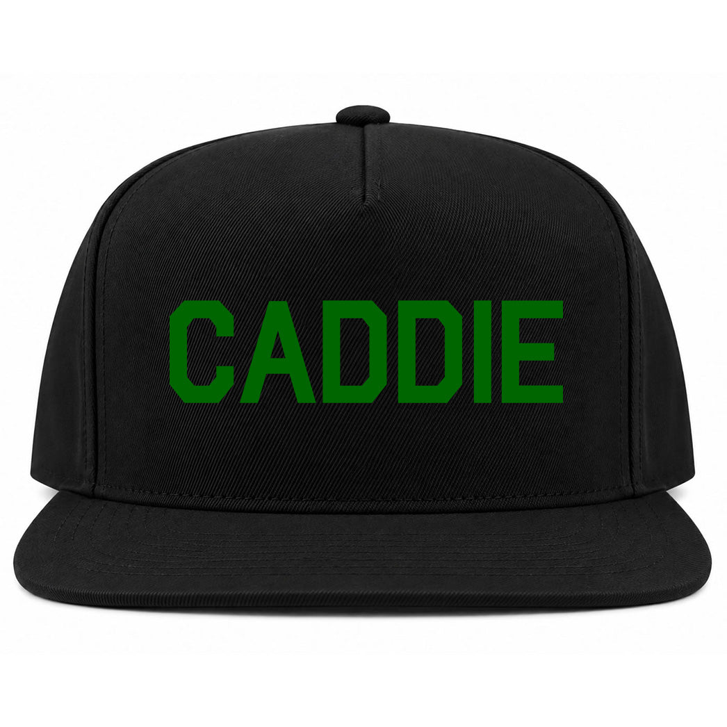 Black Caddie Golf Snapback Hat