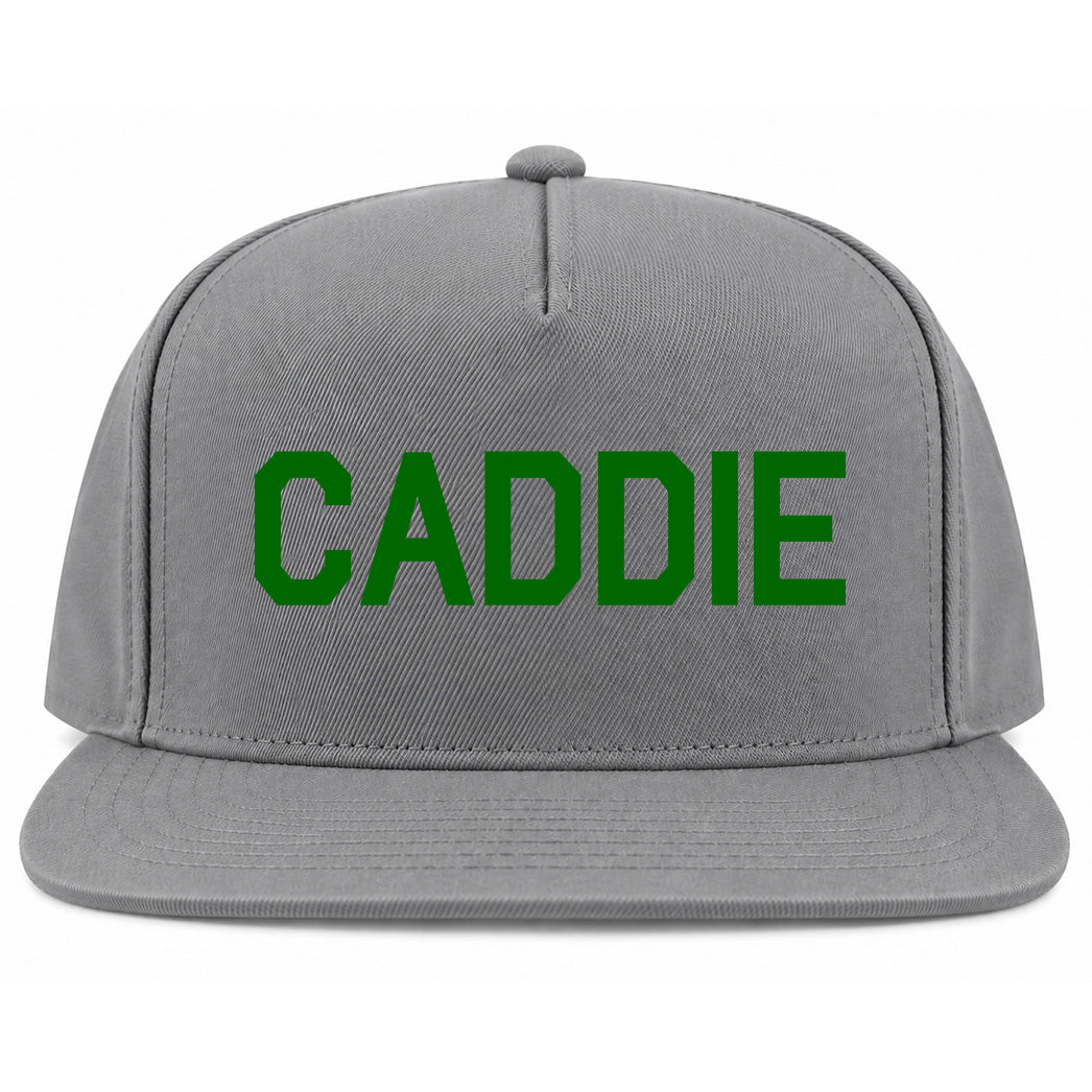 Grey Caddie Golf Snapback Hat