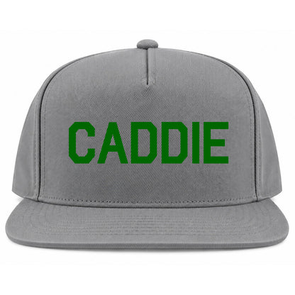 Grey Caddie Golf Snapback Hat