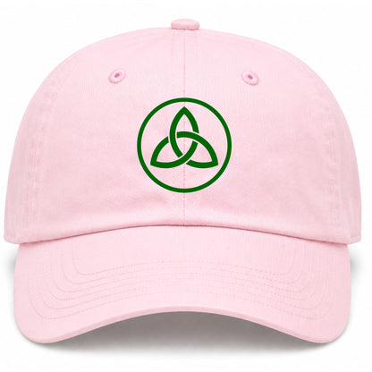 Pink Celtic Knot Irish Golf Dad Hat