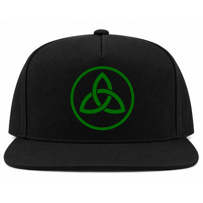 Black Celtic Knot Irish Golf Snapback Hat