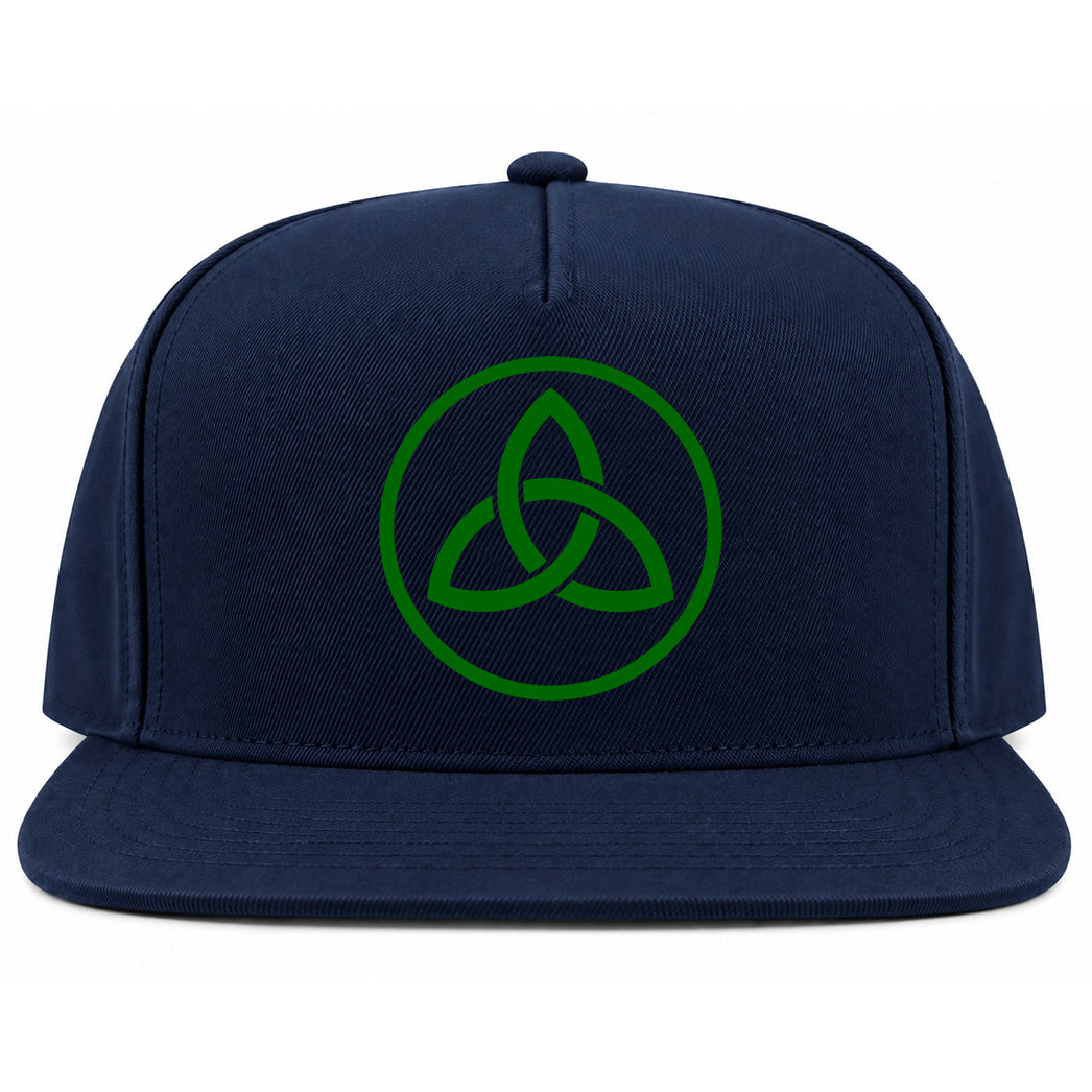 Navy Blue Celtic Knot Irish Golf Snapback Hat