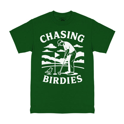 Chasing Birdies Golf T-Shirt Forest Green