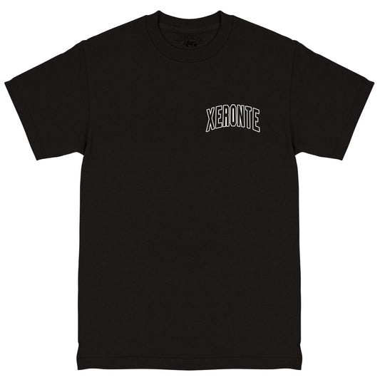 Black College Logo Chest Mens T-Shirt