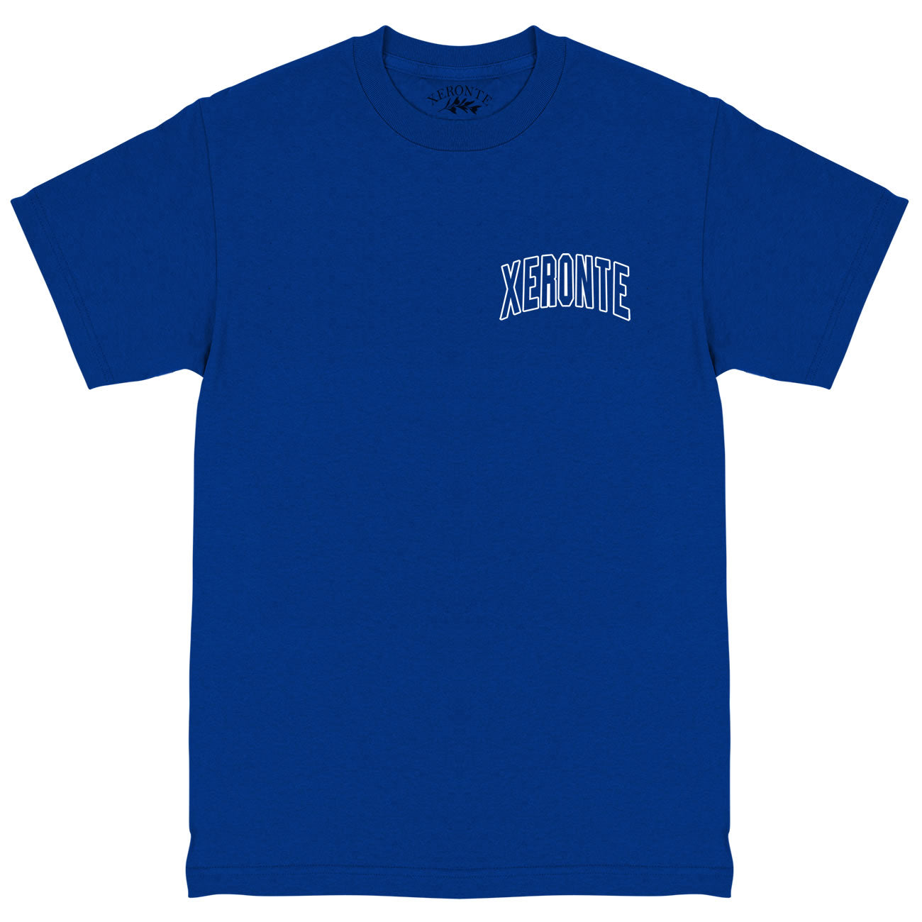 Royal Blue College Logo Chest Mens T-Shirt